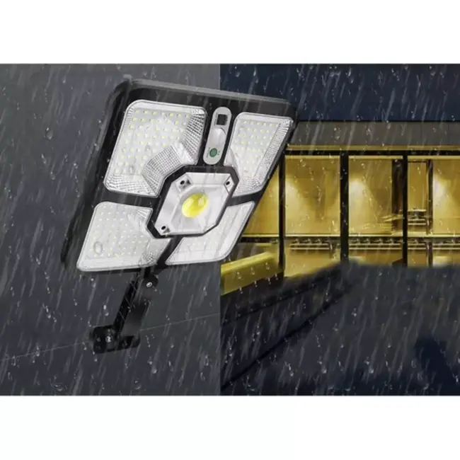 Izoxis Solarlamp 8 Watt - Duurzaam Buitenlicht met Afstandsbediening