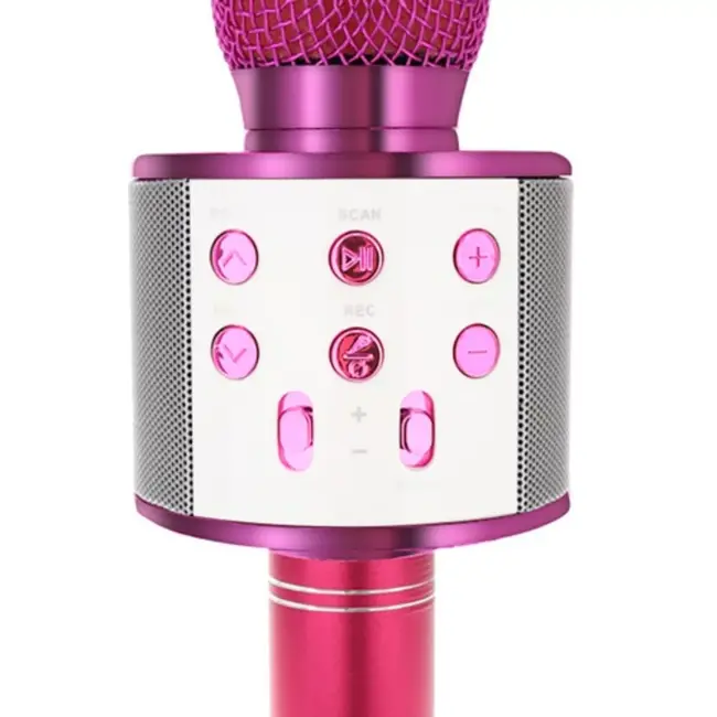 Izoxis Roze Karaoke Microfoon - Draadloze Zangpret voor Iedereen