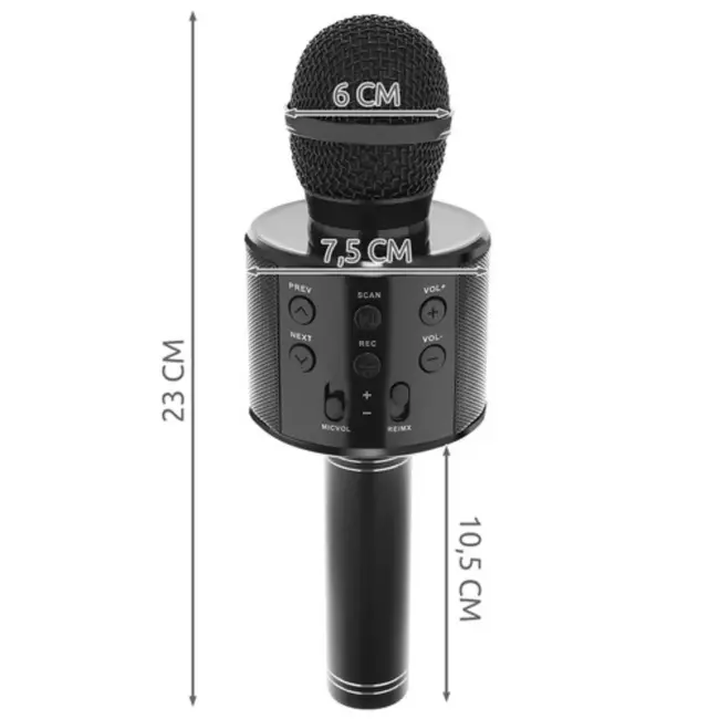 Izoxis Karaoke Microfoon: Perfect voor Muziek en Spraak