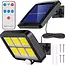 Izoxis Solar wandlamp - 120 LED COB - 36 W - met Bewegingssensor voor Buiten