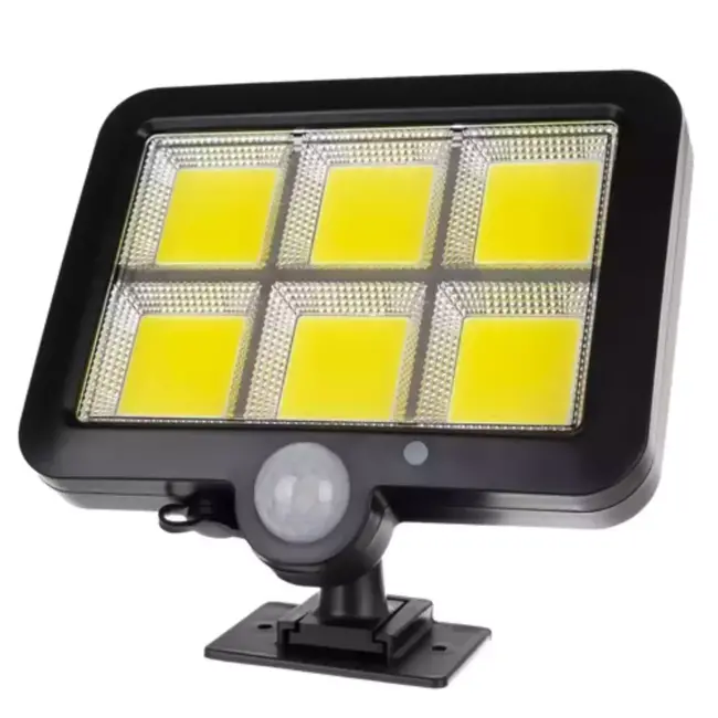 Izoxis Solar wandlamp - 120 LED COB - 36 W - met Bewegingssensor voor Buiten