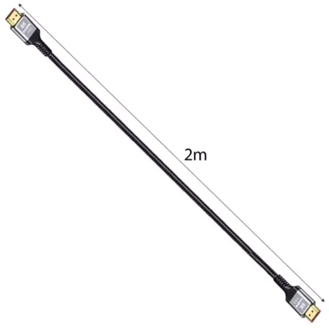 Izoxis HDMI 2.1 Kabel 2m - Optimaal voor 8K en 4K Resoluties