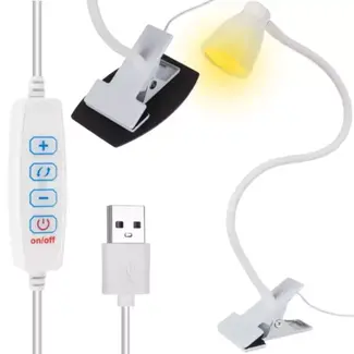 Izoxis Bureaulamp met Klem en Voet - Flexibele Verlichting voor Elke Werkplek
