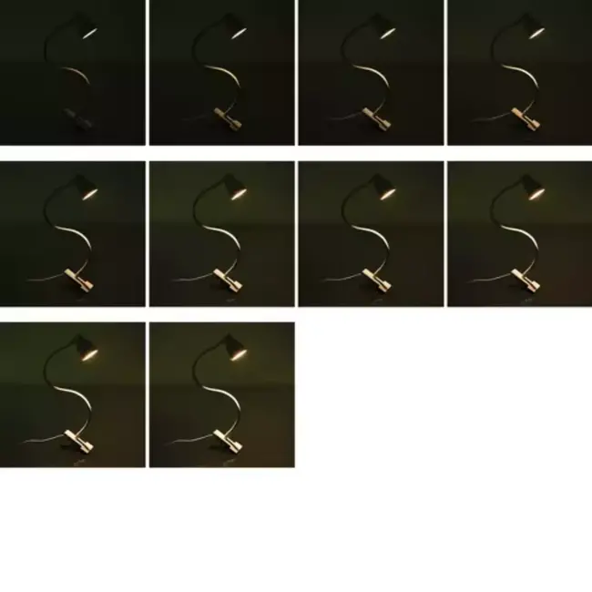 Izoxis Bureaulamp met Klem en Voet - Flexibele Verlichting voor Elke Werkplek