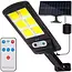 Izoxis Solarlamp - Straatverlichting - 120 COB LEDs - Bewegingssensor - IP65 Waterdicht