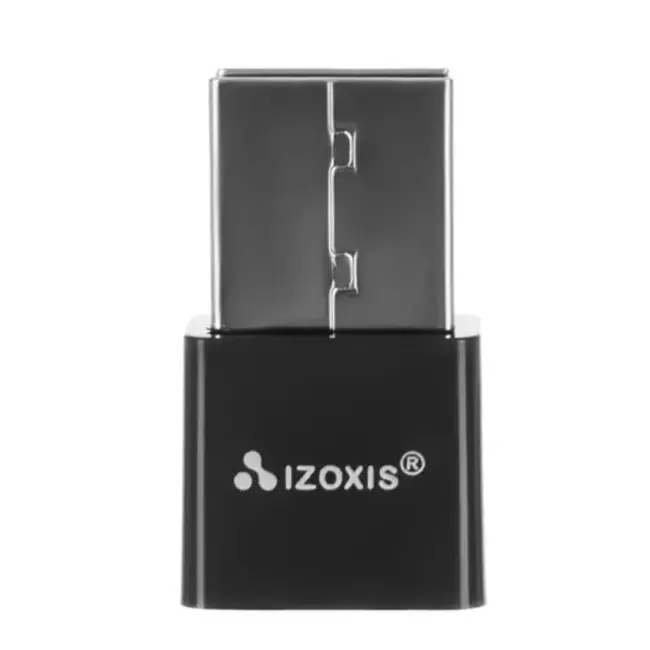 Izoxis WiFi Adapter - USB 2.0 - Dual Band 2.4GHz/5GHz - Compact Ontwerp