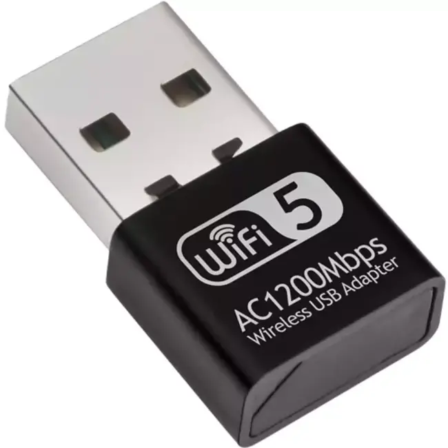 Izoxis WiFi Adapter - USB 2.0 - Dual Band 2.4GHz/5GHz - Compact Ontwerp