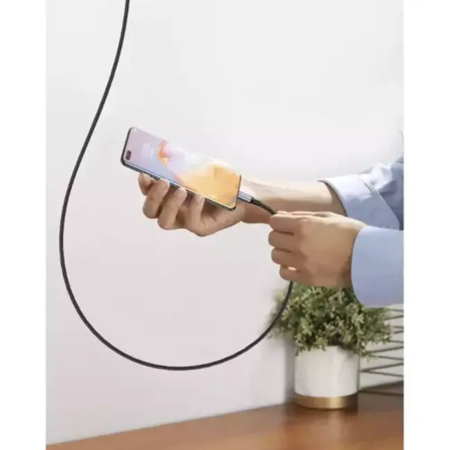 Izoxis USB Type-C Kabel - 2 meter - 100W PD - Snel Opladen en Data