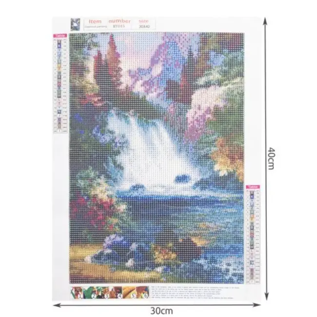 Malatec Diamond Painting Waterval – Breng Rust met Creativiteit