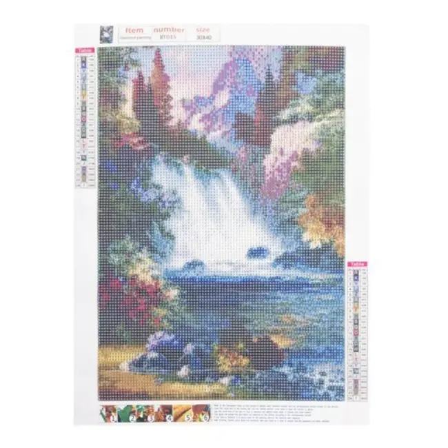 Malatec Diamond Painting Waterval – Breng Rust met Creativiteit