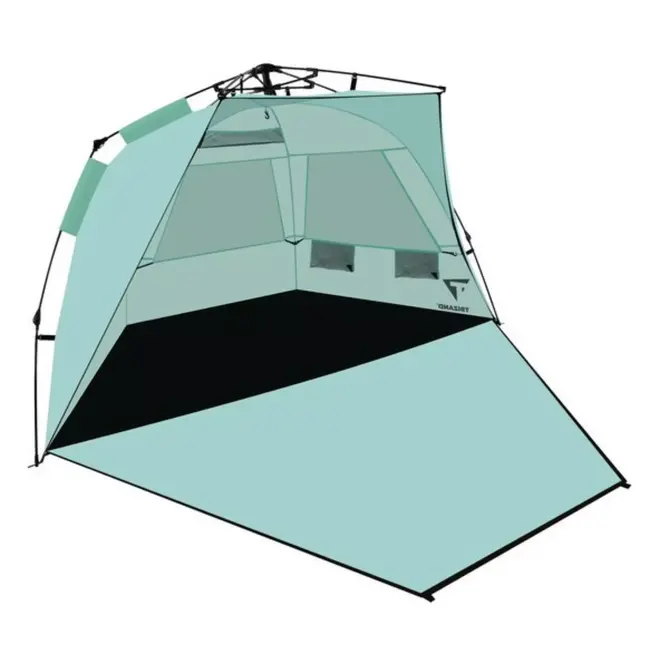Trizand Strandtent - 252x135x145: Bescherming tegen Zon en Wind, UV-bestendig!