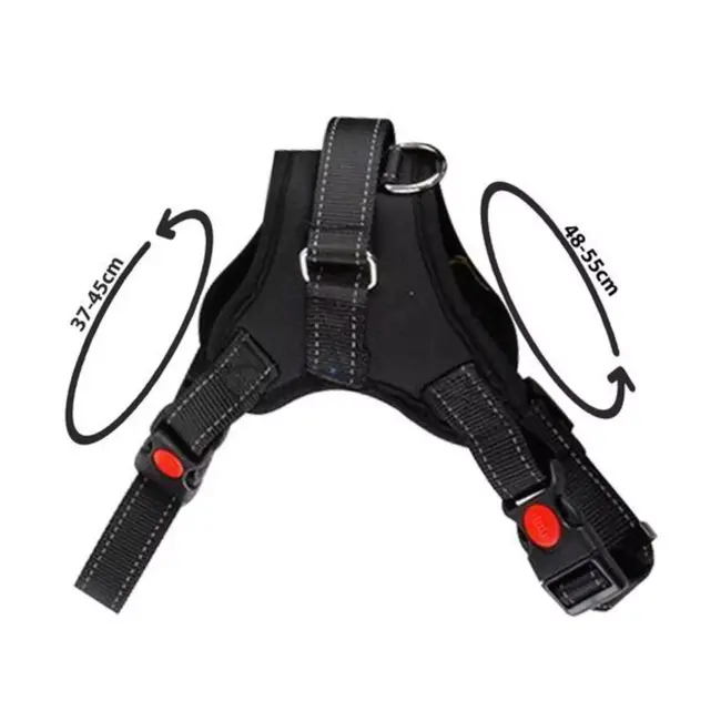 Purlov Comfortabel Hondenharnas S Maat - Veilig en Druk-vrij!
