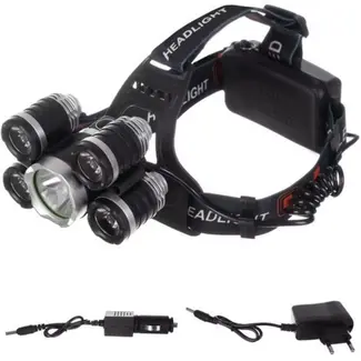 Trizand 5 x LED T6 CREE Hoofdlamp: Perfecte Metgezel voor Avonturiers
