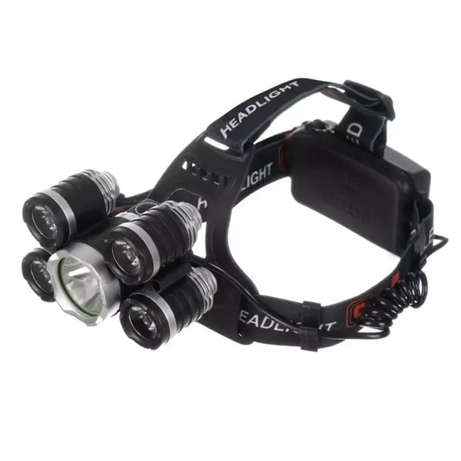 Trizand 5 x LED T6 CREE Hoofdlamp: Perfecte Metgezel voor Avonturiers