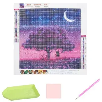 Malatec Diamond Painting Set Boom - Creëer Je Eigen Kunst!