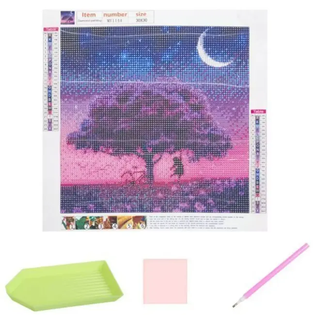 Diamond Painting Set Boom - Creëer Je Eigen Kunst!