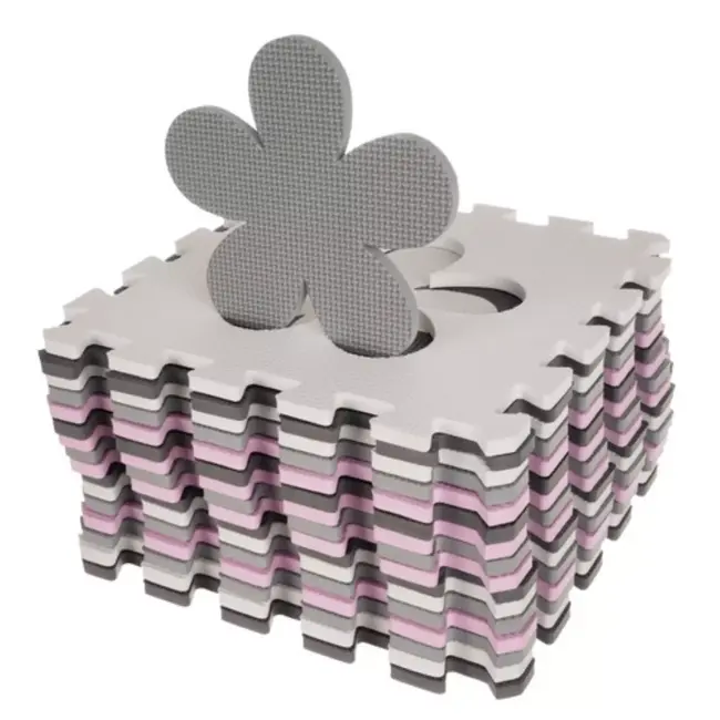 Kruzzel Educatieve Puzzelmat voor Creatief Speelplezier - Veilig & Kleurrijk