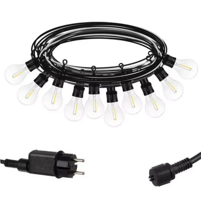 Ruhhy Tuinlichtslinger 5m - Sfeervolle LED Buitenverlichting