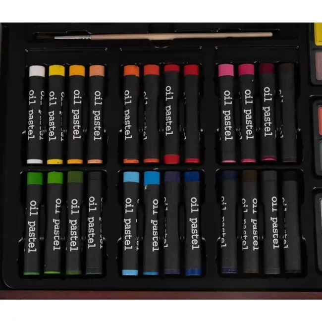 Maaleo Schilderset in Houten Koffer - CompleteTekenset voor Kinderen