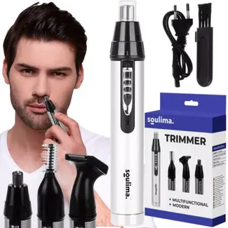 Soulima Multifunctionele Trimmer: Ideaal voor Neus, Oren en Baard