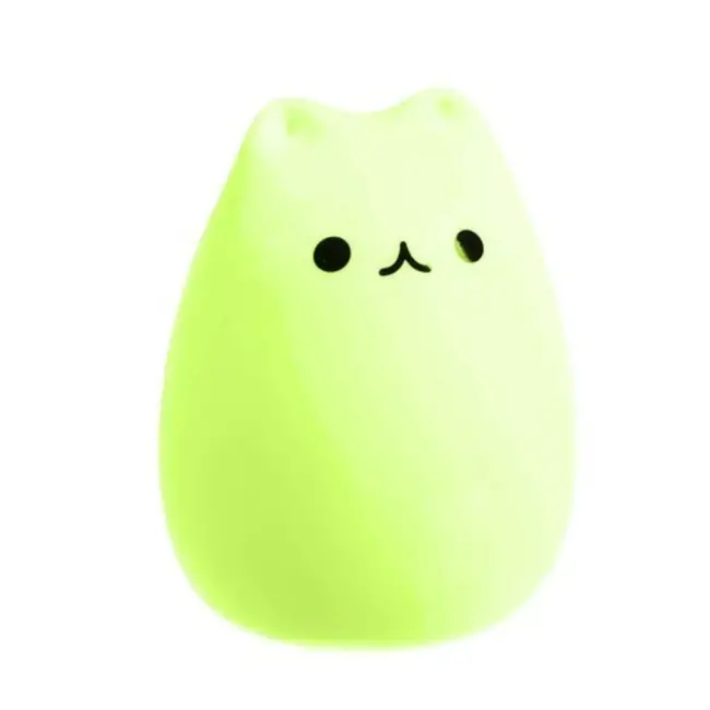 Izoxis LED Nachtlamp Kat - Veilig en Aanpasbaar voor Kinderen