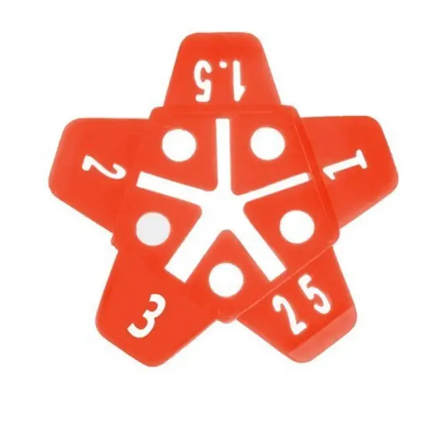 Bigstren Universeel tegel nivelleersysteem 150-delig met 100 clips, 50 sterren en 2 sleutels voor perfect tegelwerk<