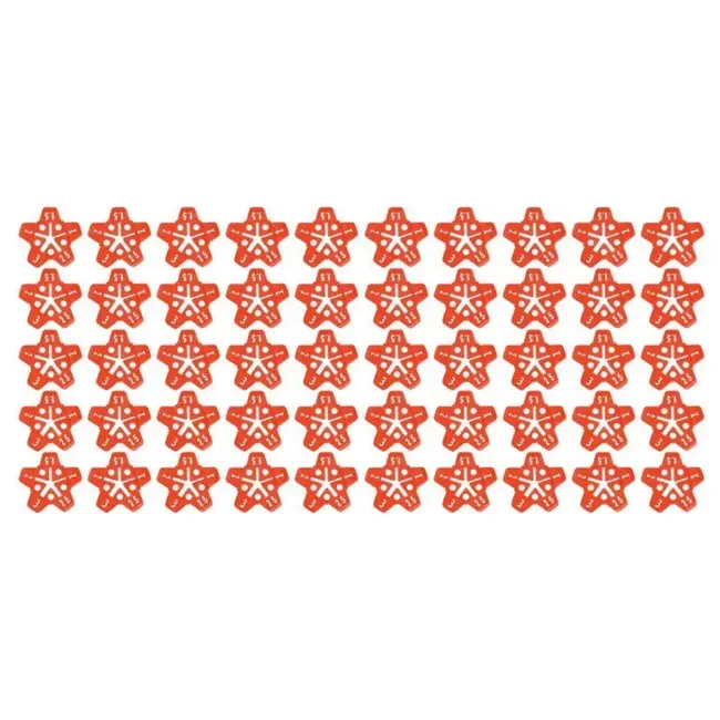 Bigstren Universeel tegel nivelleersysteem 150-delig met 100 clips, 50 sterren en 2 sleutels voor perfect tegelwerk<