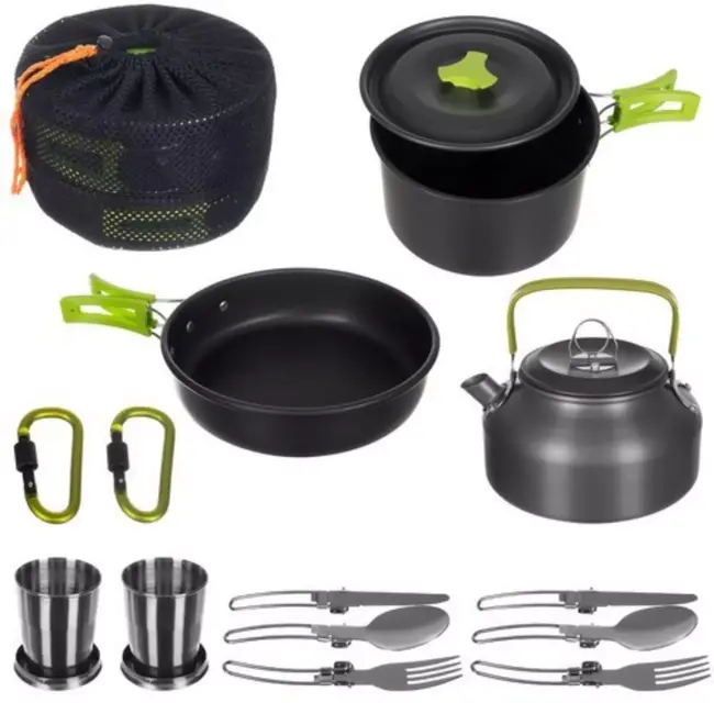 Trizand Complete Kookset voor Reizen en Kamperen