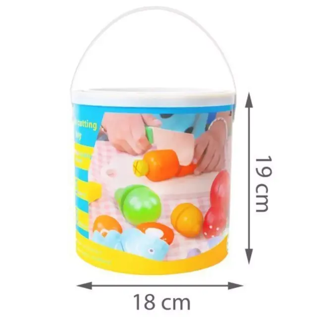 Kruzzel Houten Snijset: Spelenderwijs Leren met Groenten en Fruit