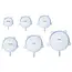 Ruhhy Siliconen deksels - Flexibel - Geurloos - set van 6 stuks