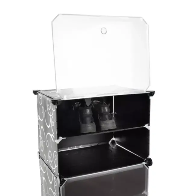 Ruhhy Modulaire Schoenenrek - Metaal/Kunststof - 6 Niveaus