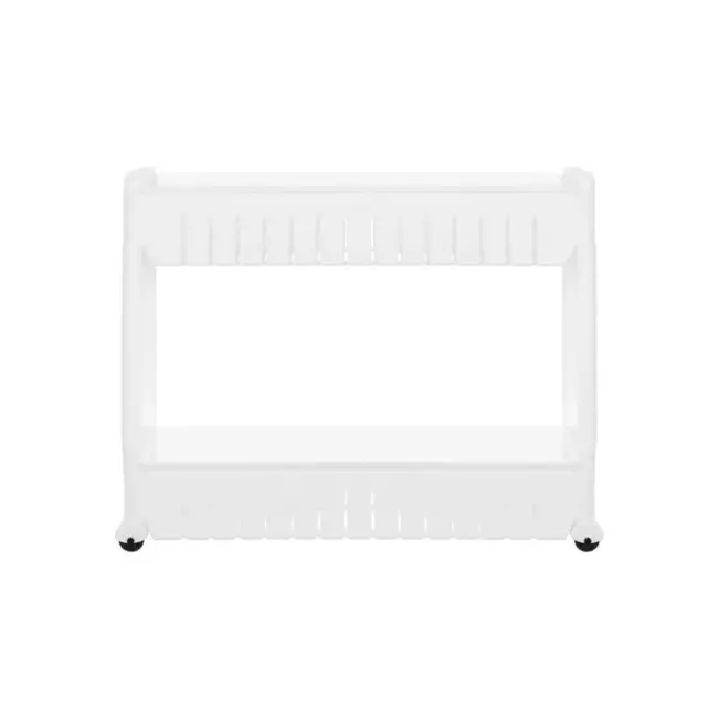 Ruhhy Mobiele Keukenplank op Wielen - Kunststof - Wit