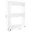 Ruhhy Mobiele Keukenplank op Wielen - Kunststof - Wit