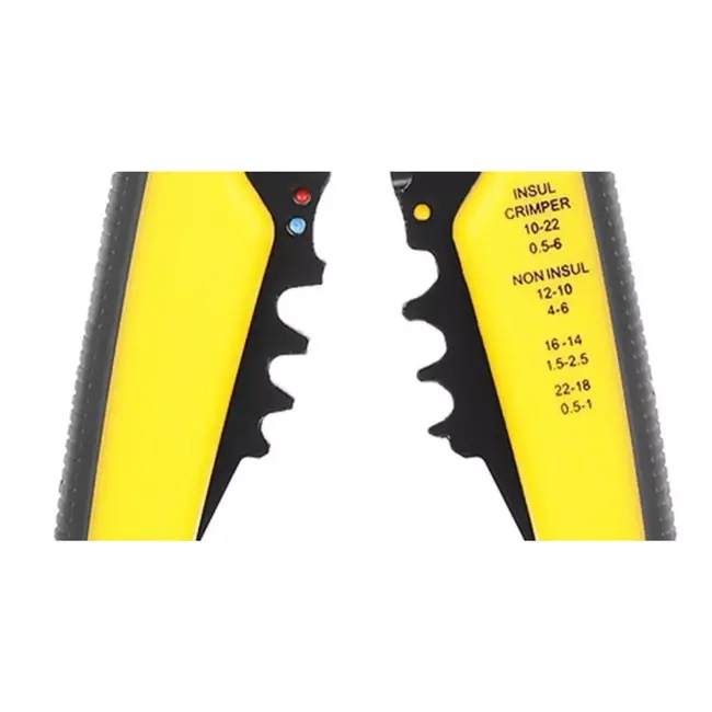 Ruhhy Professionele Isolatiestriptang met Krachtregeling en Lengtebegrenzer