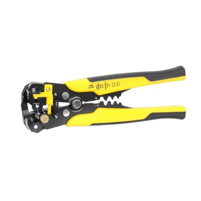 Ruhhy Professionele Isolatiestriptang met Krachtregeling en Lengtebegrenzer