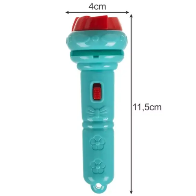 Kruzzel Zaklamp met Diaprojector - Perfect voor Verhalen voor het Slapengaan