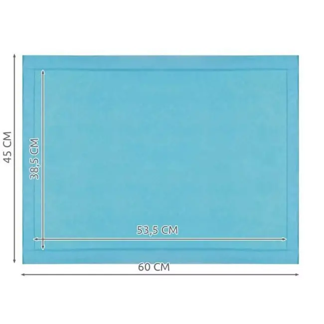 Purlov Hygiënische Onderleggers 60 x 45 cm - 50 Stuks - Absorberend en Lekbestendig