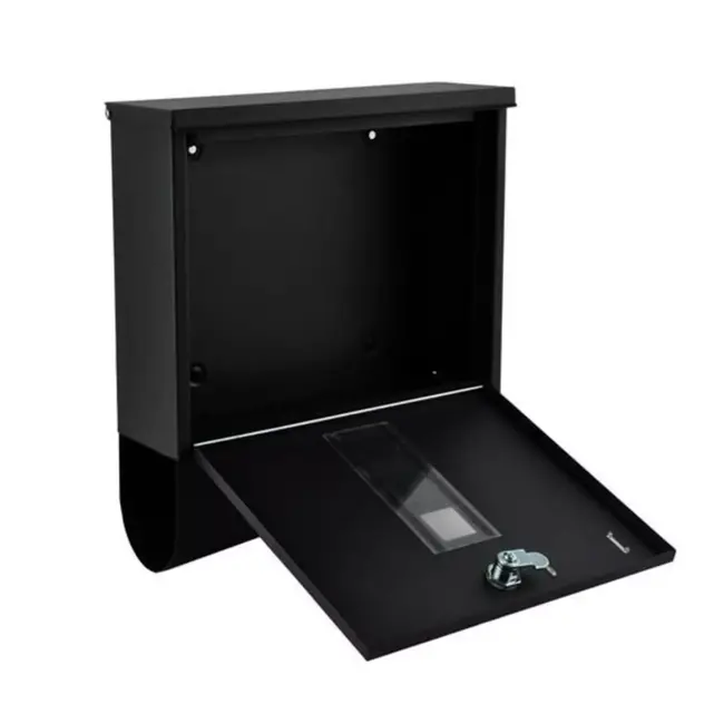 Malatec Zwarte Brievenbus - Veilig & Stijlvol Voor Elk Huis