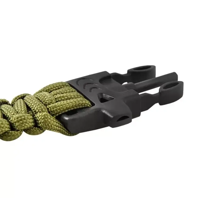 Trizand SURVIVAL Armband met Accessoires - Groen