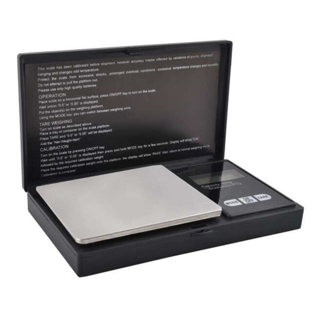 Ruhhy Precisie Zakweegschaal 500 x 0,1 g - Compact en Draagbaar