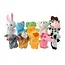 Kruzzel Dieren Vingerpoppenset - 10 Stuks voor Creatief Spel