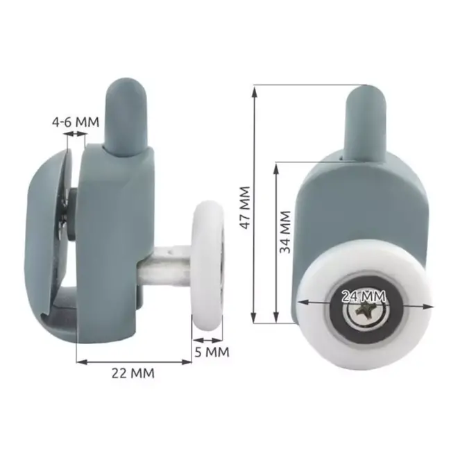 Ruhhy Douche Cabine Rol - Set van 8 Stuks