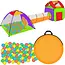 Kruzzel Tent voor Kinderen: Huisje met Tunnel en 200 Ballen