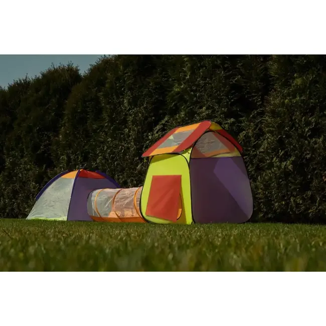 Kruzzel Tent voor Kinderen: Huisje met Tunnel en 200 Ballen