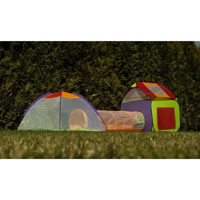 Kruzzel Tent voor Kinderen: Huisje met Tunnel en 200 Ballen