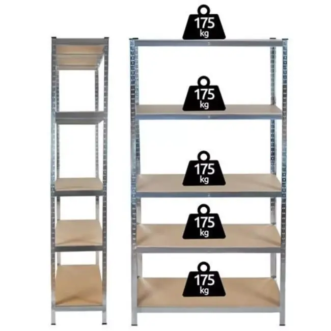 Malatec Magazijnrek 180x90x40: Een Robuuste Oplossing voor Opbergen