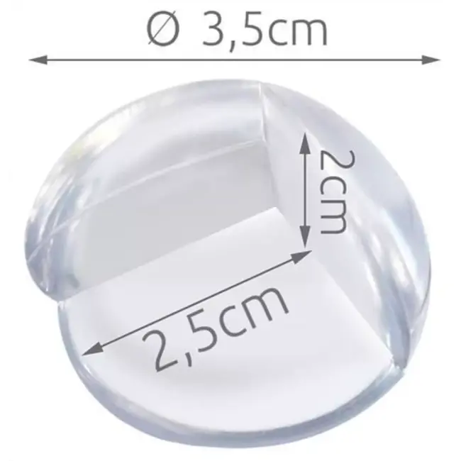 Ruhhy Siliconen hoekbeschermers - Veilig en Universeel, Set 4 Stuks