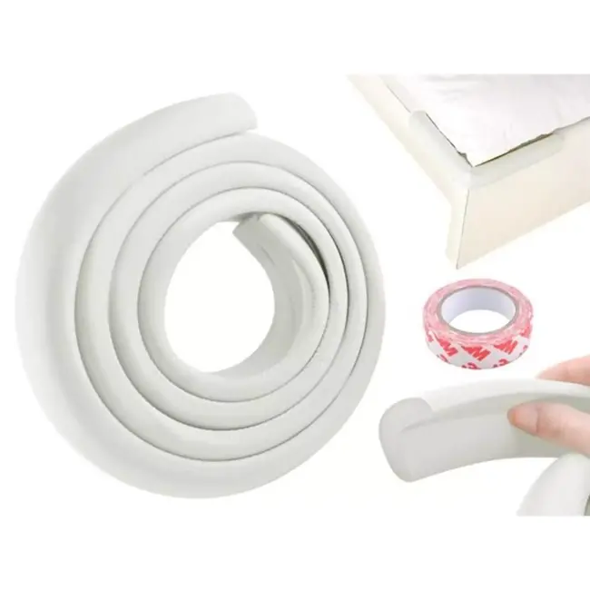 Ruhhy Veiligheidstape voor randen - Flexibel en Wit, 200 cm