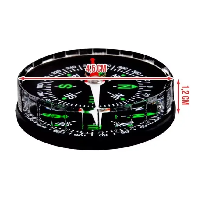 Merkloos Zakformaat kompas - Perfect voor buitenavonturen