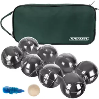 Kruzzel Complete Boules Set met Draagtas: Plezier voor Alle Leeftijden